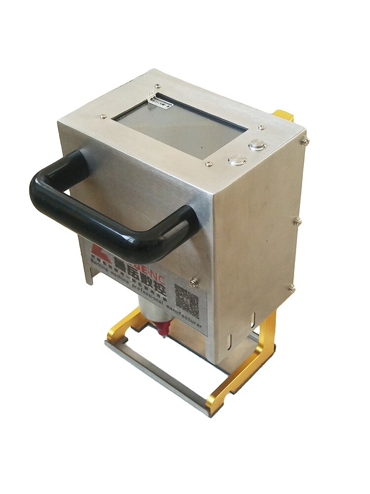 Máquina de grabado eléctrica portátil, máquina de codificación de sellos de acero para rieles