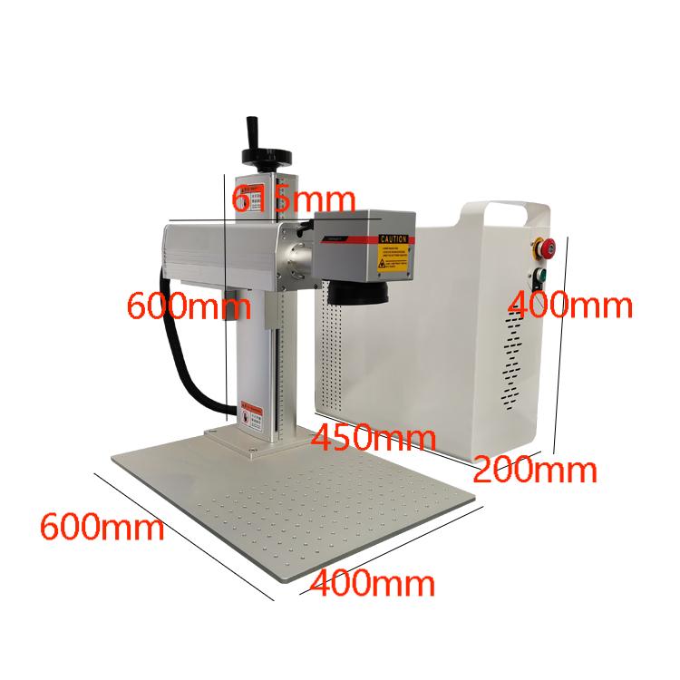 nuevo producto máquina de marcado láser dividido para la industria del metal máquina de marcado de metal LYL-MS50W con alta calidad