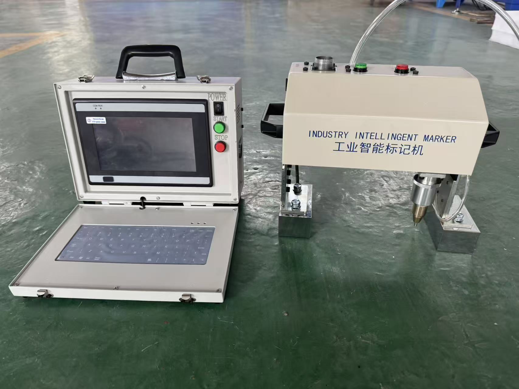 Controlador de pantalla Máquina de marcado neumático, máquina de marcado de puntos portátil